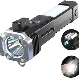 Multifunctional LED Flashlight, USB Charge 5 hrs Torch Emergency Light-15