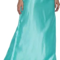 ARK FASHION Satin petticoat C-green Satin Blend Petticoat-image-74
