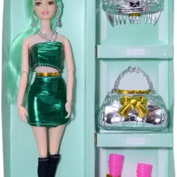 Green Doll with Foldable Hand and Leg-1