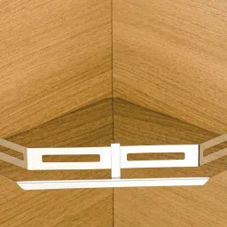 Corner Bathroom Accessories Wall Shelf 10 x 10 inch 10 inch 1 Bar Towel Rod-18