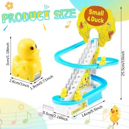 Small Ducks Stair Climbing With Lights And Music - 3 Duck (Yellow)24-image-70