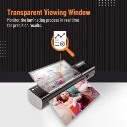 VMS LM Skylam A4 Lamination Machine – Hot Lamination,Transparent Window,ABS Button 13 inch Lamination Machine image 2