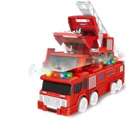 fire truck new classic model deformation change robot car deformed 2 in 1-image-66