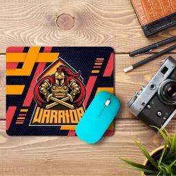 Flair Print Visibee Warrior Designer Gaming Non-Slip Rubber Base Mouse Pad for Laptop/Computer (23 cm x 19 cm) MP325 Non Slip Base Mousepad image 4