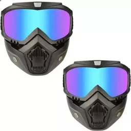 Men & Women Windproof Snowboard Goggles Ski Goggles Motocross Glass Face Mask Protection Gear UV protection Blowtorch Goggles Motocross Glass Face Mask Wood-working, Blowtorch, Power Tool, Laboratory, Welding Safety Goggle-image-92