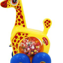 Flappy Giraffe-Giraffe Multicolor-Pull along toy for toddlers-40