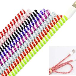 ABlue Clipper Cable & Wire (USB/Charger/Earphone Protective Cover) (Silicon Spiral) Cable Protector-image-29