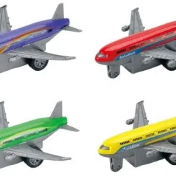 Flying Aeroplane Friction Powered Pull Back Air Plane Toy for Kids-8