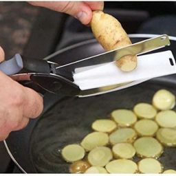 Multipurpose Vegetable & Fruit Chopper & Steel Scissor With Cutting Board(1PC) Vegetable & Fruit Scraper-image-10