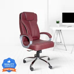 Franco C51 High Back Boss Chair Leatherette Office Executive Chair-picture-0