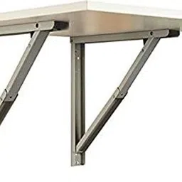 Folding Shelf Table Brackets 16 inches, Heavy Duty Max Load 120kg 16 inch Shelf Bracket-image-7