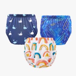Baby Panty: Boys and Girls Waterproof Printed Panty (Pack of 3)-27