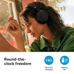 SENNHEISER ACCENTUM Plus 700177 Bluetooth Headphone with Mic (Adaptive Noise Cancellation, Dynamic Driver, White) image 3