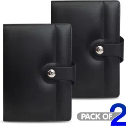 A5 Regular Designer with Hole Magnate Closer A5 Size ( 6 x 8.5 Inches) A5 Notebook Single Rule 204 Pages-18
