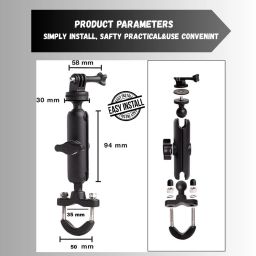 Allowing Handlebar Jaw Clamp Camera Mount image 5