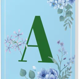 Initial A Premium Soft Bound Notebook A5 Diary Ruled 200 Pages-22