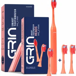 Grin Electric Toothbrush for Adults with 3 Brush Heads, 3 Cleaning Modes Electric Toothbrush-image-16