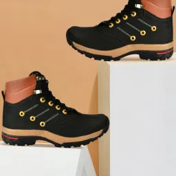 Synthetic |Lightweight|Comfort|Summer|Trendy|Walking|Outdoor|Daily Use Boots For Men-image-71