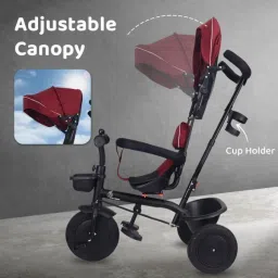 r for rabbit Tiny Toes T40 Plus 1.5-5 Year Kids Cycle with Rubber Wheel & 360° Rotatable Seat TCTT40PMB2 Tricycle image 3