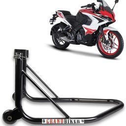 grandbiker Rear Wheel Paddock Stand Extra Strong with Swing Arm Rest for BajajRS200 Bike Storage Stand-picture-33