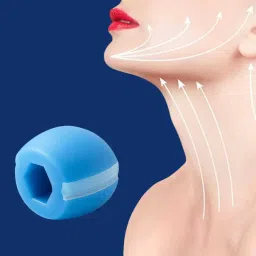 Jawline Sculpting Facial Toner | Silicone Ball, Portable, Tightens Neck Area Face Shaping Mask-image-17