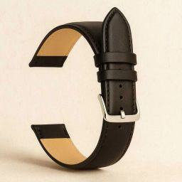 RStraps 20MM BLACK N 20 mm Genuine Leather Watch Strap-image-15