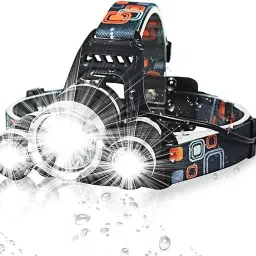 3 LED Head Lamp Flash Light Torch for Camping Trekking LED Headlamp-image-46
