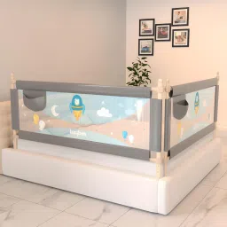 Bed Rail Guard Barrier Baby Portable Safety Protector Fence Foldable Bed Guard-image-0