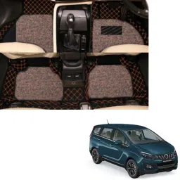 Leatherite 7D Mat For Mahindra Marazzo-image-69
