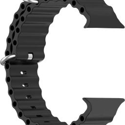ACM Sliding Watch Strap Silicone Smart for Raysx Android Calling 4g watch Black Smart Watch Strap image 4
