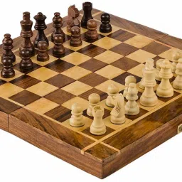 10 inch Wooden Chess Board Made With Sheesham Wood, Staunton Piece & Storage Box 25 cm Chess Board-picture-34