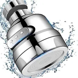 Movable Kitchen Tap Head, 360° 3 Modes Adjustment Silver Faucet Nozzle-33