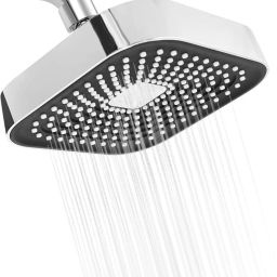 6"x6" Square Alpha Wave Shower Head - High Pressure Rain (Only Shower) Fixed Mount-picture-11