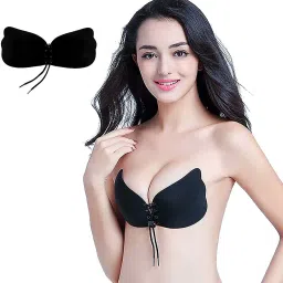 Invisible Silicone Gel Self Adhesive Backless Reusable Stick on PushUp Bra DN167 Nursing Breast Pad-image-46