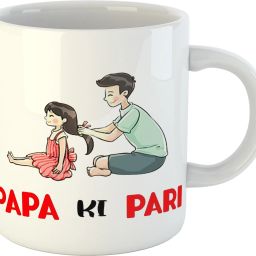 papa ki pari Designer Printed Ceramic Coffee/Dad Birthday Gift |Happy Father's Day Gift for Father/Dad/Papa/Daddy |Father's Birthday Gift from Daughter Ceramic Coffee Mug-image-17