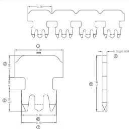 Sadow RJ 45 8 PIN CAT5, CAT5E, CAT 6 NETWORKING PLUG CRYSTAL CLEAR GOLD PLATED Lan Adapter image 4