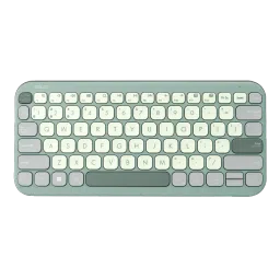 ASUS Marshmallow KW100-GTL Bluetooth 5.0 Wireless Keyboard with Up to 3 Devices Connectivity (1.6mm Travel Distance, Green Tea Latte) image 1