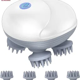 Electric 3 Speeds Waterproof Scalp Massager for Hair Growth & Stress Relax-17