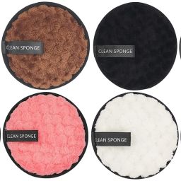 Pure Cotton Round Powder Puff – Soft, Gentle Facial Pads Pack of 8-image-8