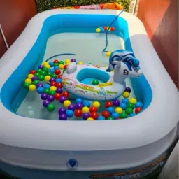 Swim Center Family Pool With Free Pump Inflatable Swimming Pool-42