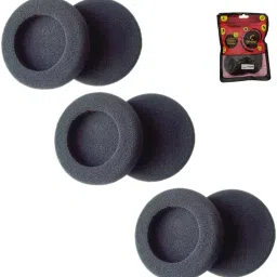 Crysendo Headphone Cushion (60mm / 6cm) | 10MM Extra Thick Foam Sponge Over The Ear Headphone Cushion-image-25