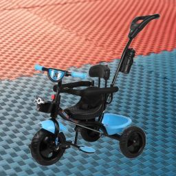 Parental Handle with Front-Back Basket for Storage Best Kids N-5 Tricycle Baby Boys-Baby Girls Tricycle Tricycle-image-5