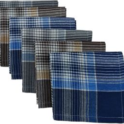 Yeloji GENTS HANDKERCHIEFS, WHITE CHECKS ["Multicolor"] Handkerchief-image-69
