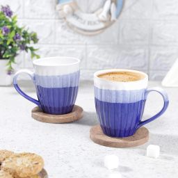 Milk/Coffee Premium Creamic Glossy Blue Layer Ideal For Gifting Ceramic Coffee Mug-image-26