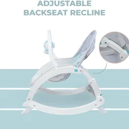 r for rabbit Baby with Music and Vibration, Adjustable backrest Recline Feature, Rocker image 3