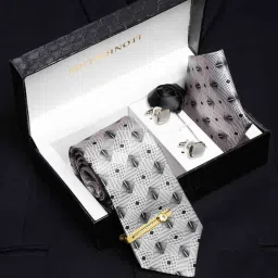MUTAQINOTI Silk Cufflink & Tie Pin Set-picture-18