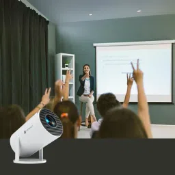 Sagar Enterprise Smart 4K LED Projector 720p Resolution 2500 Lumens With Anykast (4500 lm) Portable Projector-4