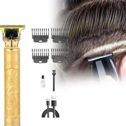 Ayushi Creations Trimmer-Beard, Hair, Body Hair Dragon Gold Trimmer 120 min Runtime 4 Length Settings-image-3