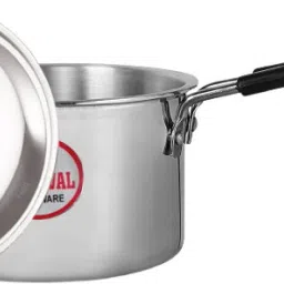 Aluminium Saucepan/Milk Pan & Tea Pan With Stainless Steel Lid Sauce Pan 20 cm diameter with Lid 2 L capacity-image-15