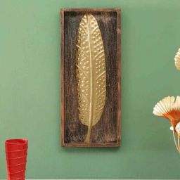 vedas Hale Leaf Multicolour Iron Wall Art-picture-43